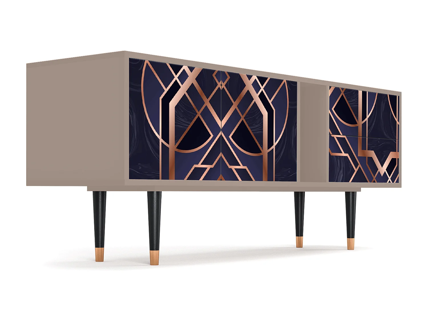 Mueble de TV - 170х69х48 cm - T1 - Purple Temple, Latte