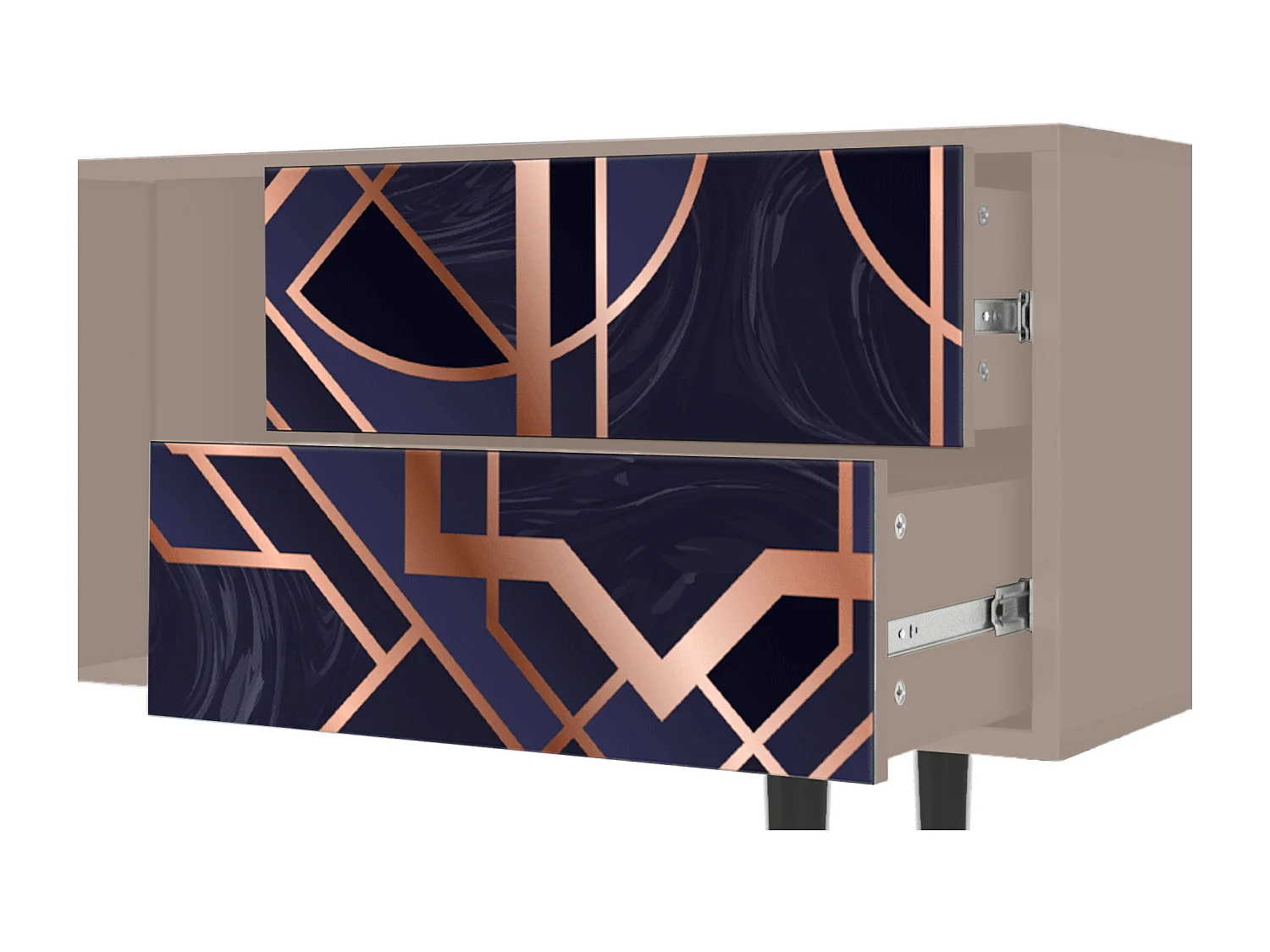 Mueble de TV - 170х69х48 cm - T1 - Purple Temple, Latte