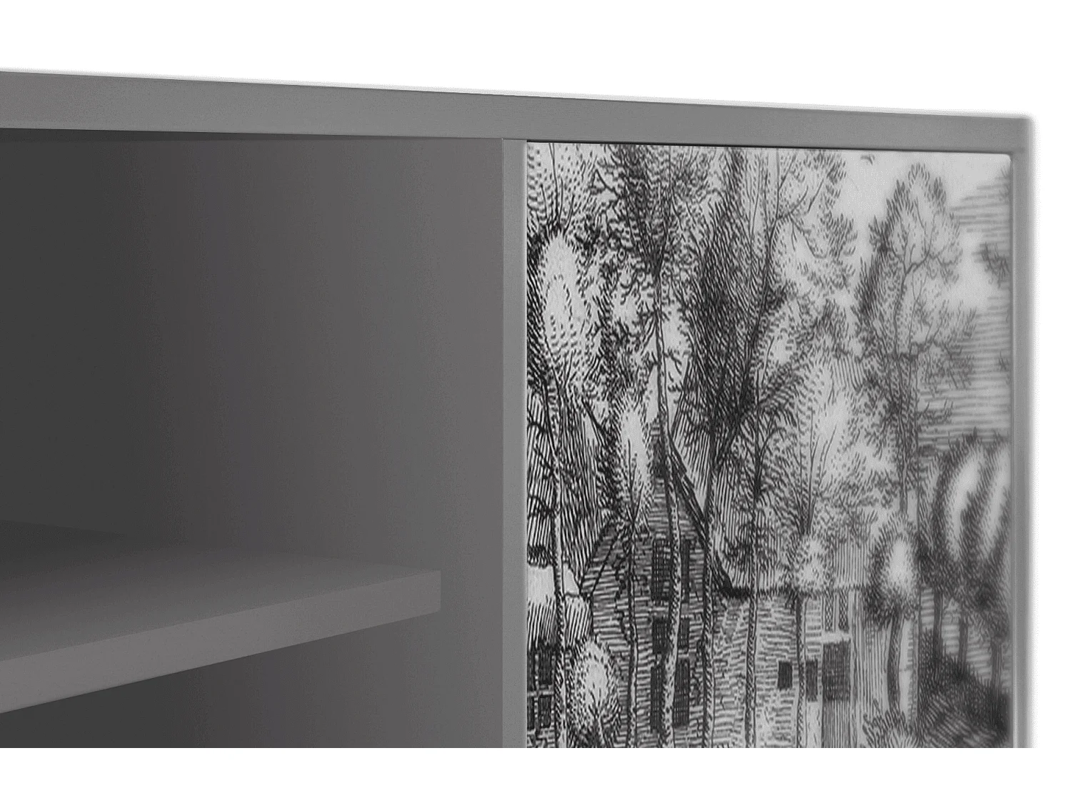 Meuble TV - 170х69х48 cm - T2 - A Pond, Gris