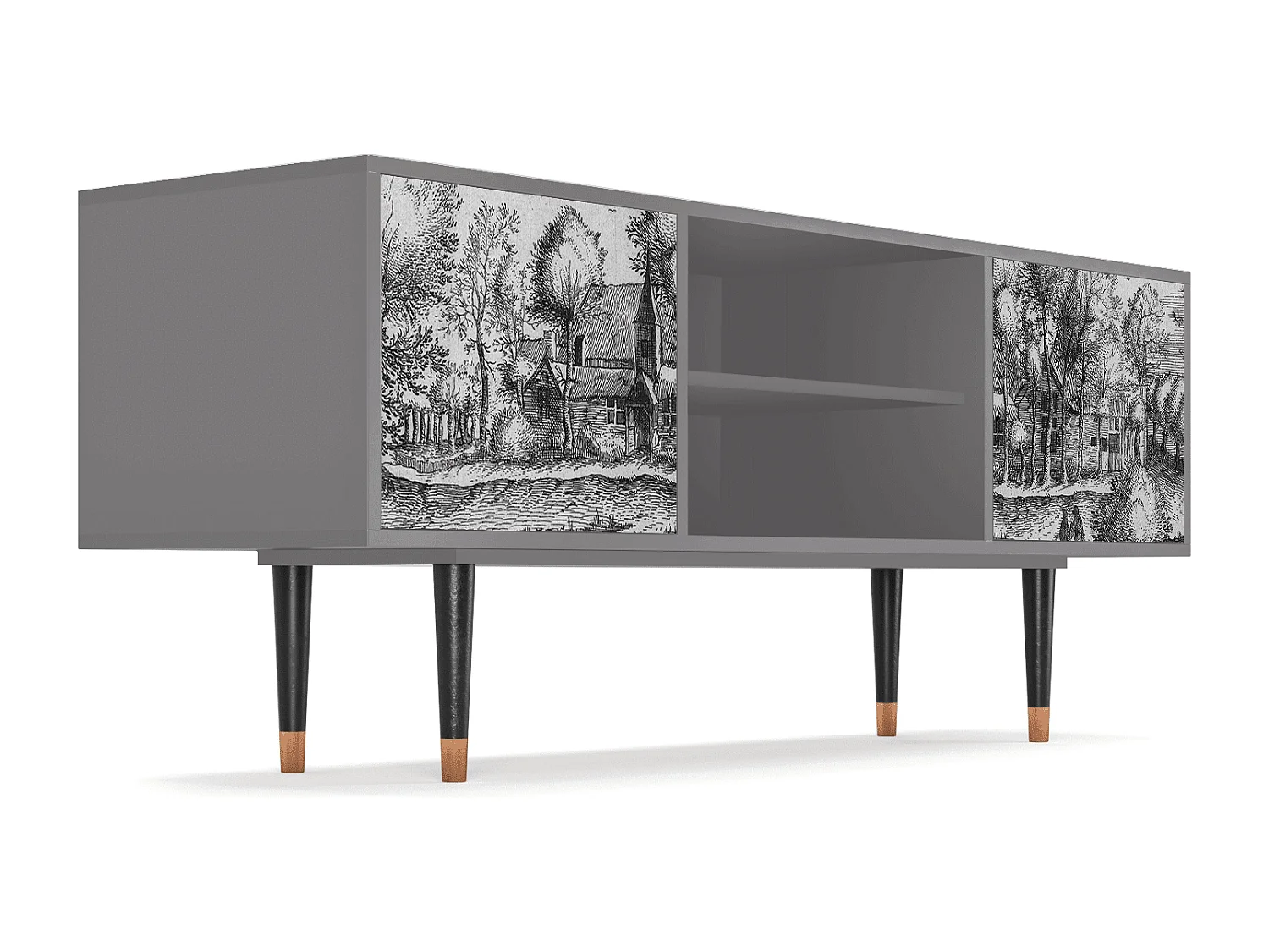 TV-meubel - 170х69х48 cm - T2 - A Pond, Grijs