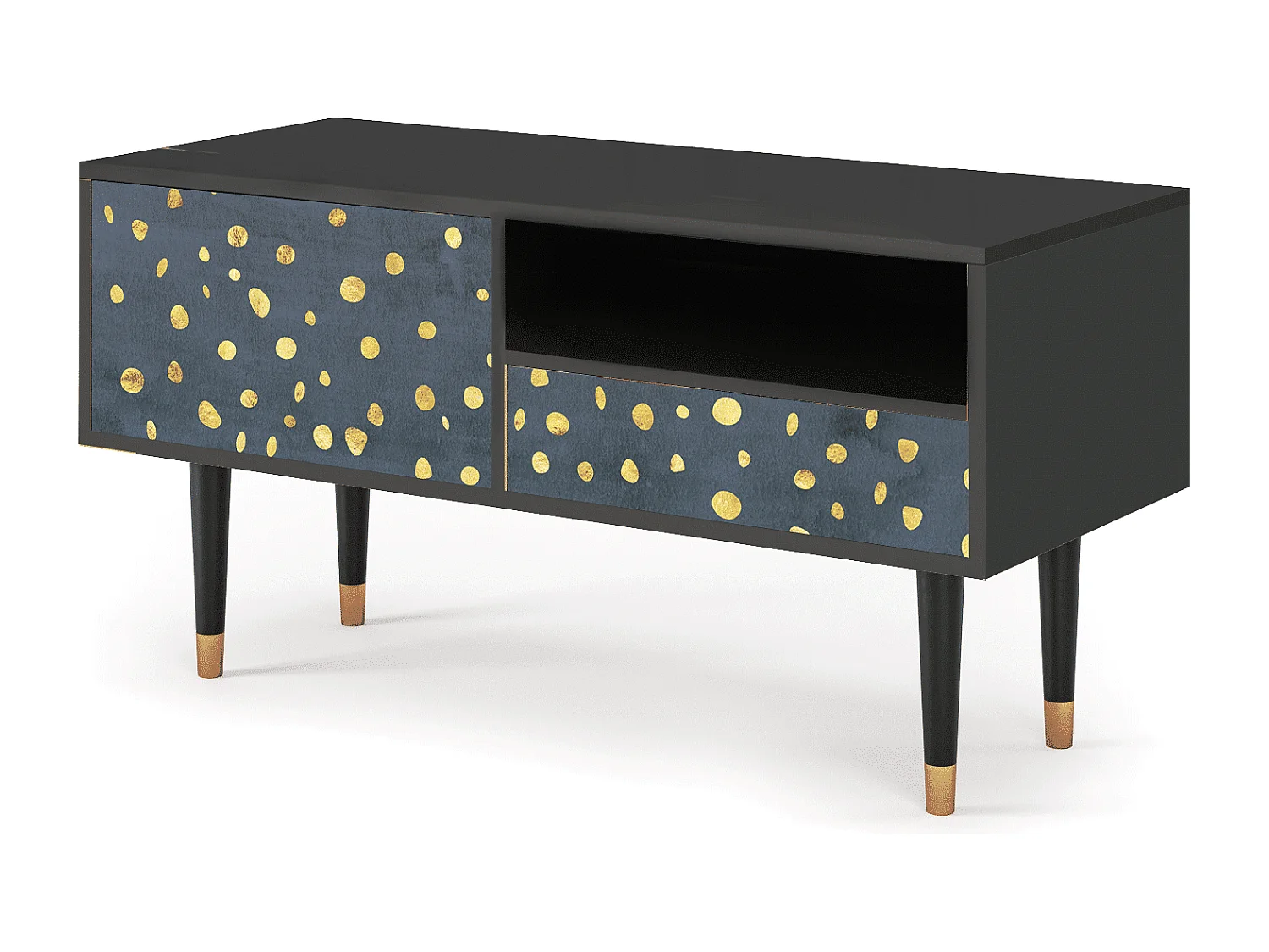 Meuble TV - 115х59х48 cm - T3 - Foggy Lights, Anthracite