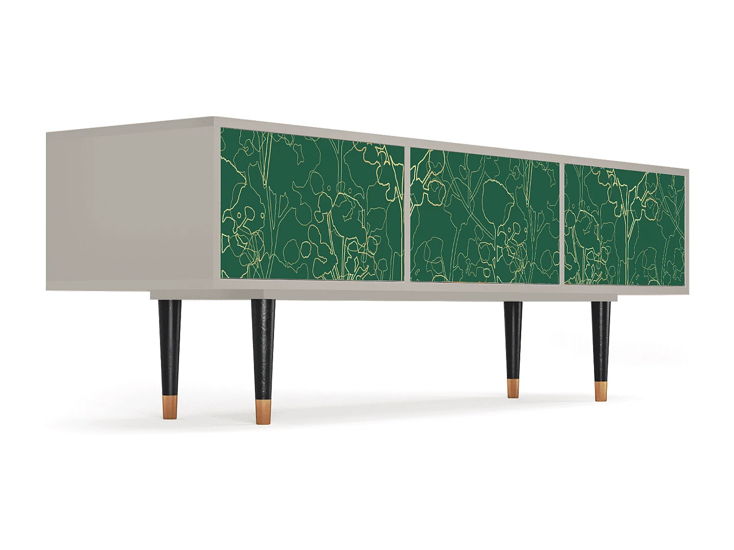 Mueble de TV - 170х59х48 cm - T4 - Emerald Forest, Areia