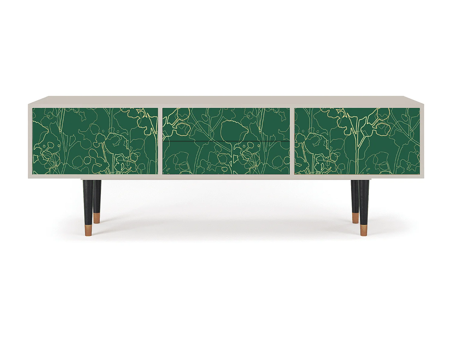 Meuble TV - 170х59х48 cm - T4 - Emerald Forest, Sable