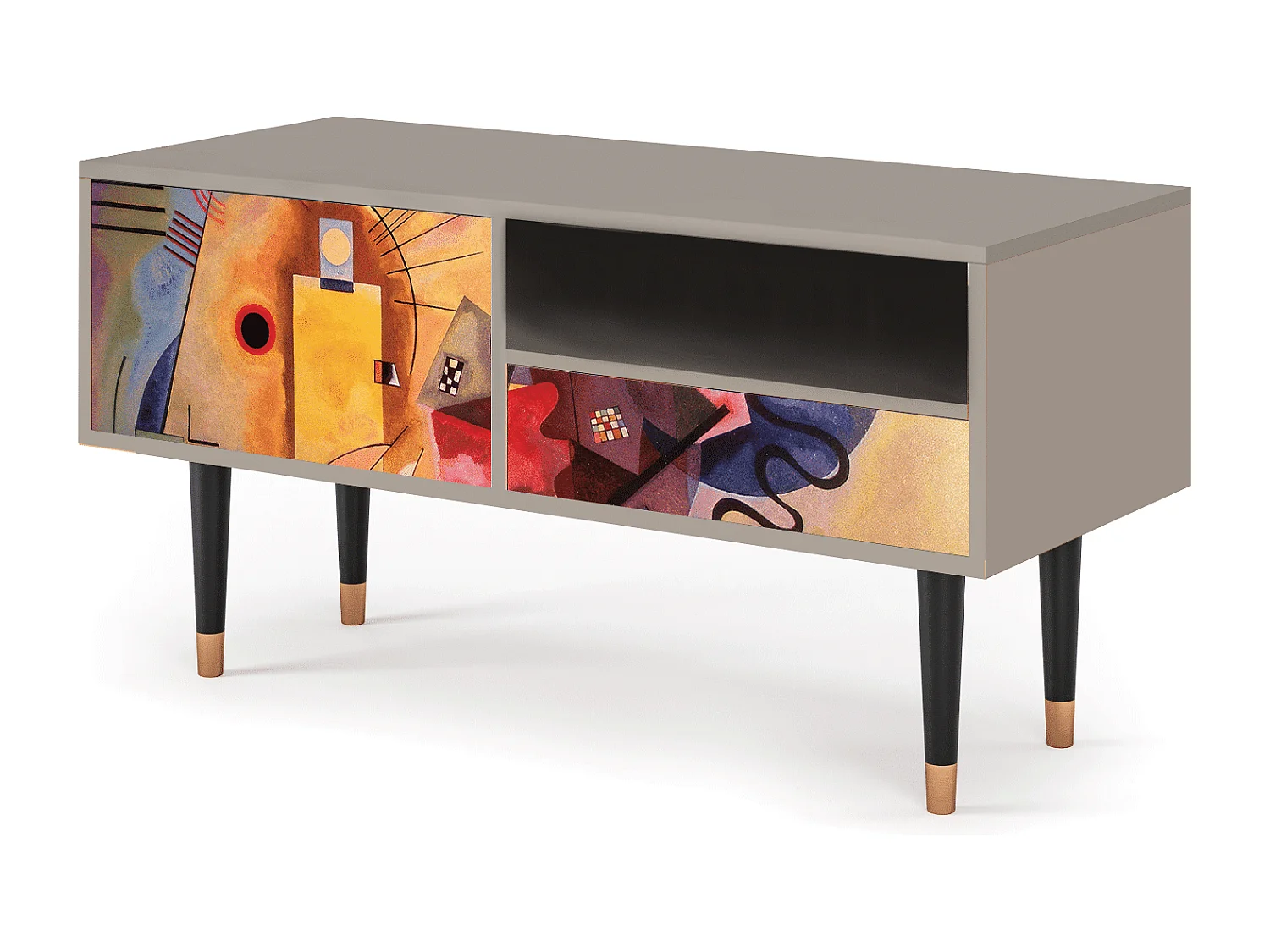 Meuble TV - 115х59х48 cm - T3 - Modern Art, Sable