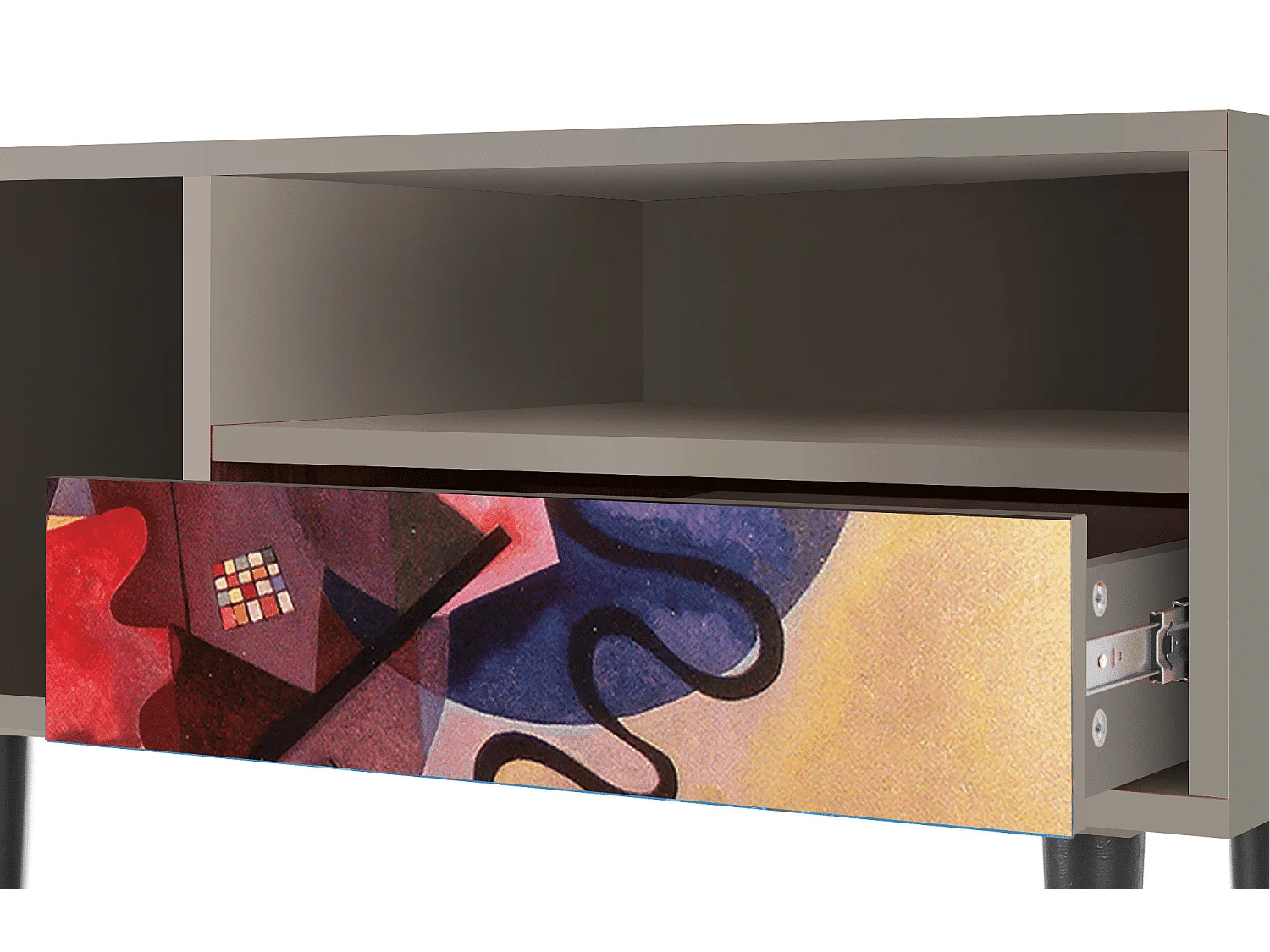 Meuble TV - 115х59х48 cm - T3 - Modern Art, Sable