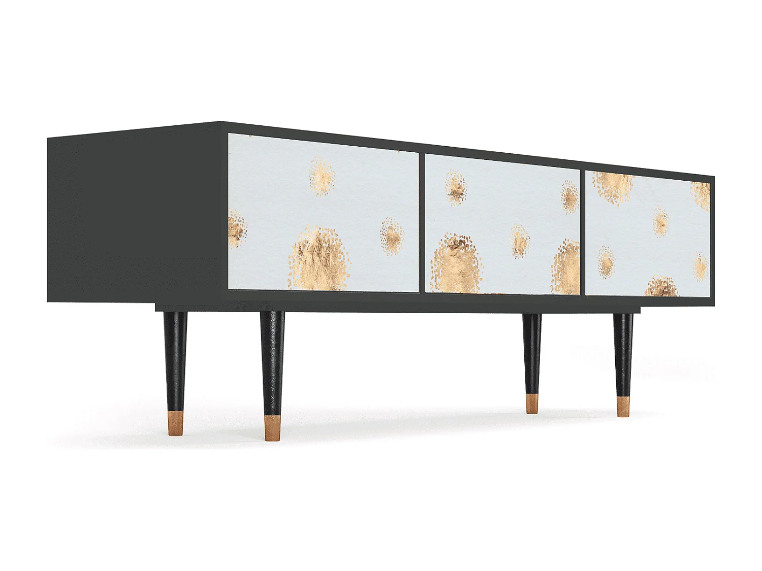 Meuble TV - 170х59х48 cm - T4 - Sky Latte, Anthracite