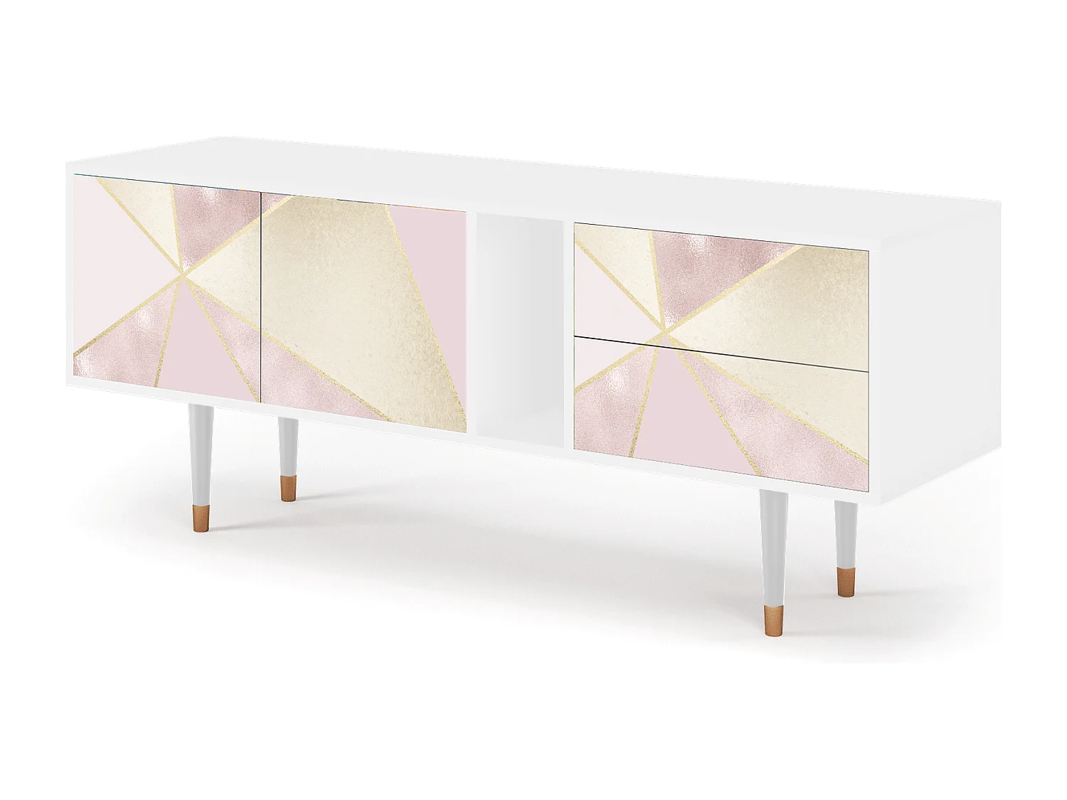 Mueble de TV - 170х69х48 cm - T1 - Cosmopolitan Diva, Blanco