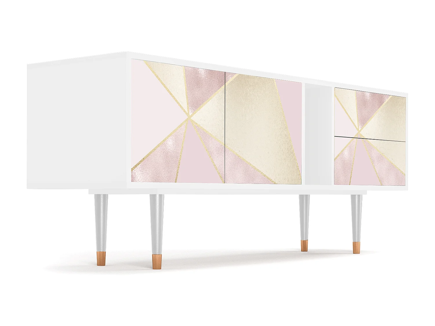 Mueble de TV - 170х69х48 cm - T1 - Cosmopolitan Diva, Blanco