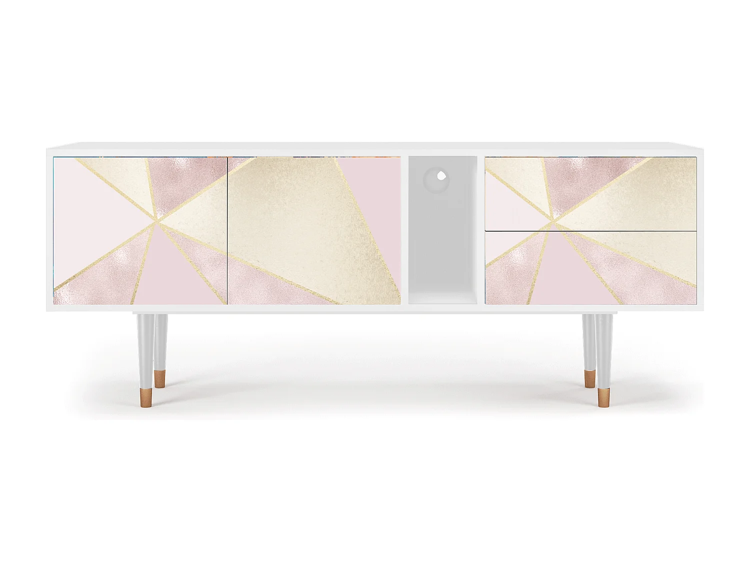 Meuble TV - 170х69х48 cm - T1 - Cosmopolitan Diva, Blanc