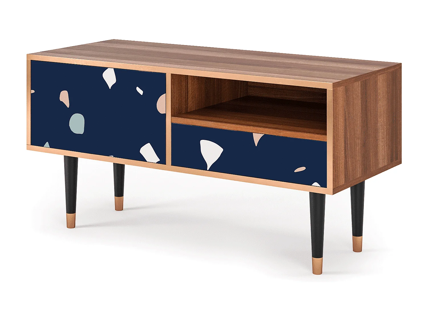 TV-Möbel - 115х59х48 cm - T3 - Space Satellites, Walnuss