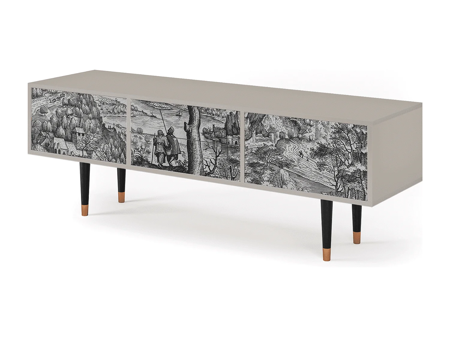 Meuble TV - 170х59х48 cm - T4 - Milites Requiescentes, Sable