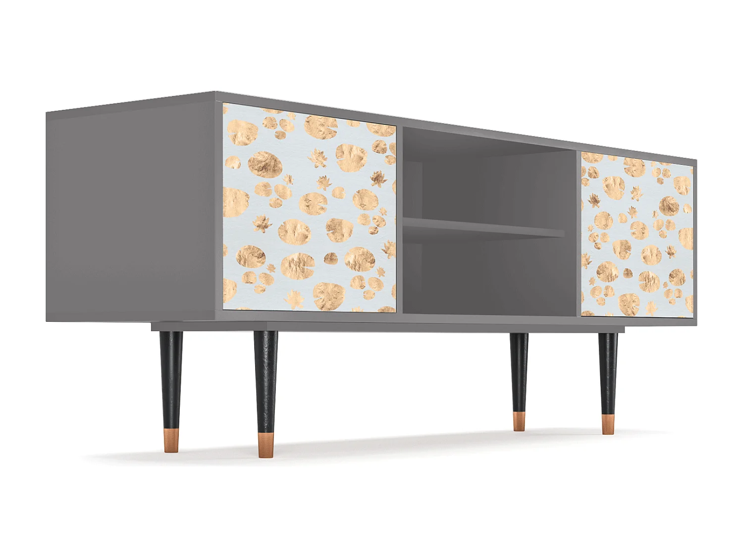 Mobile TV - 170х69х48 cm - T2 - Blue Giraffe, Grigio