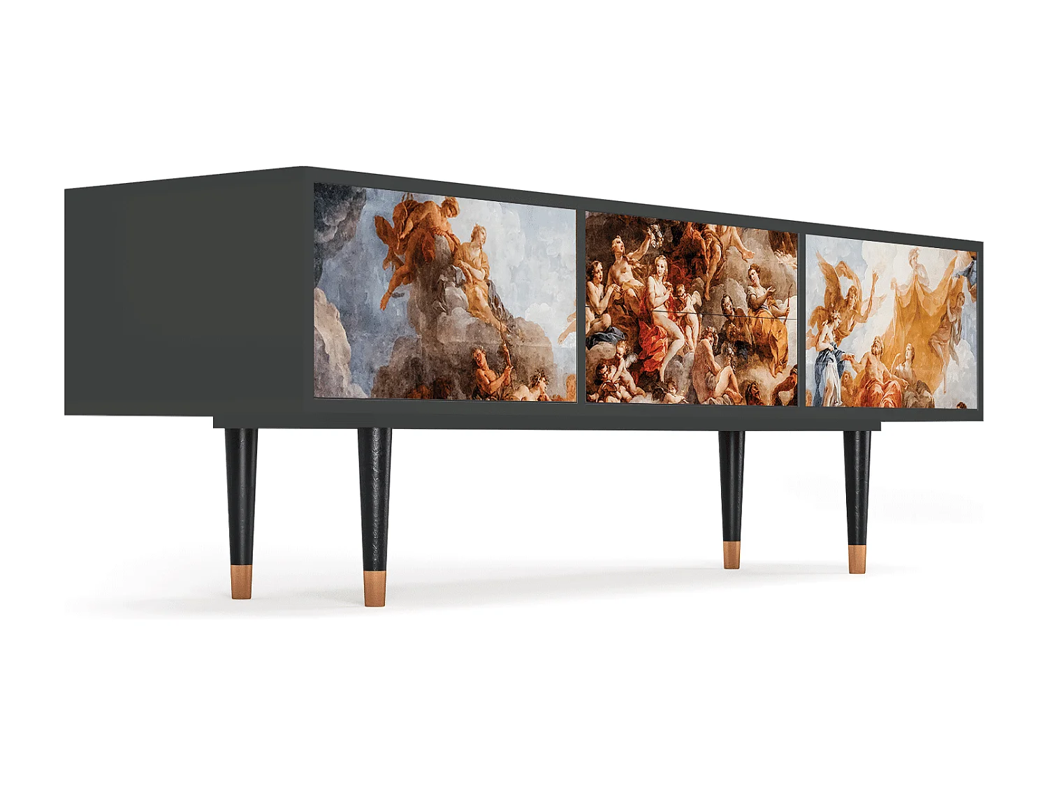 TV-Möbel - 170х59х48 cm - T4 - Versailles, Anthrazit