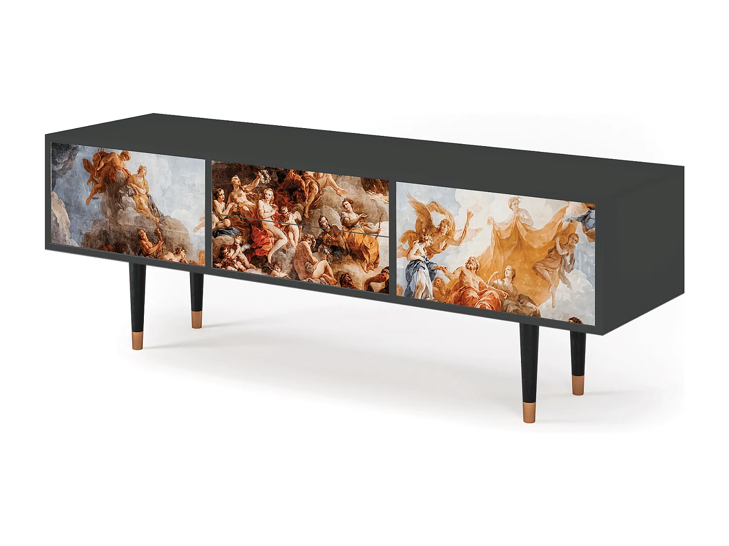 Mueble de TV - 170х59х48 cm - T4 - Versailles, Antracite