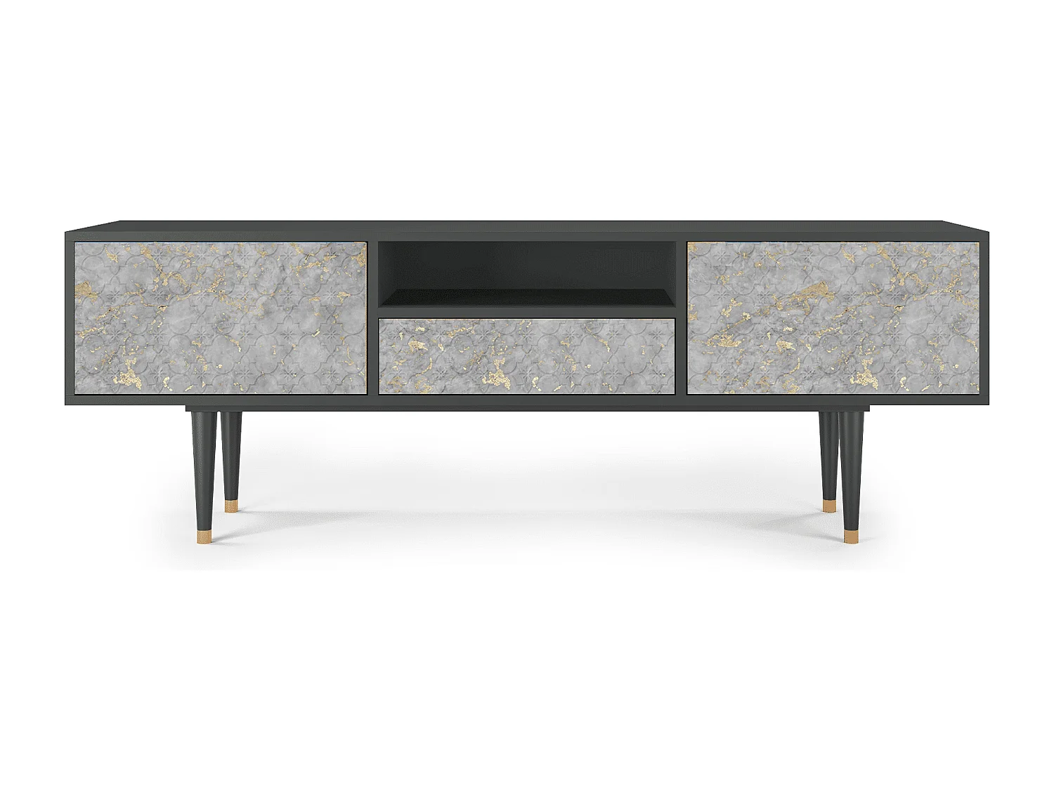 Meuble TV - 170х59х41 cm - T6 - Mariana Trench, Anthracite