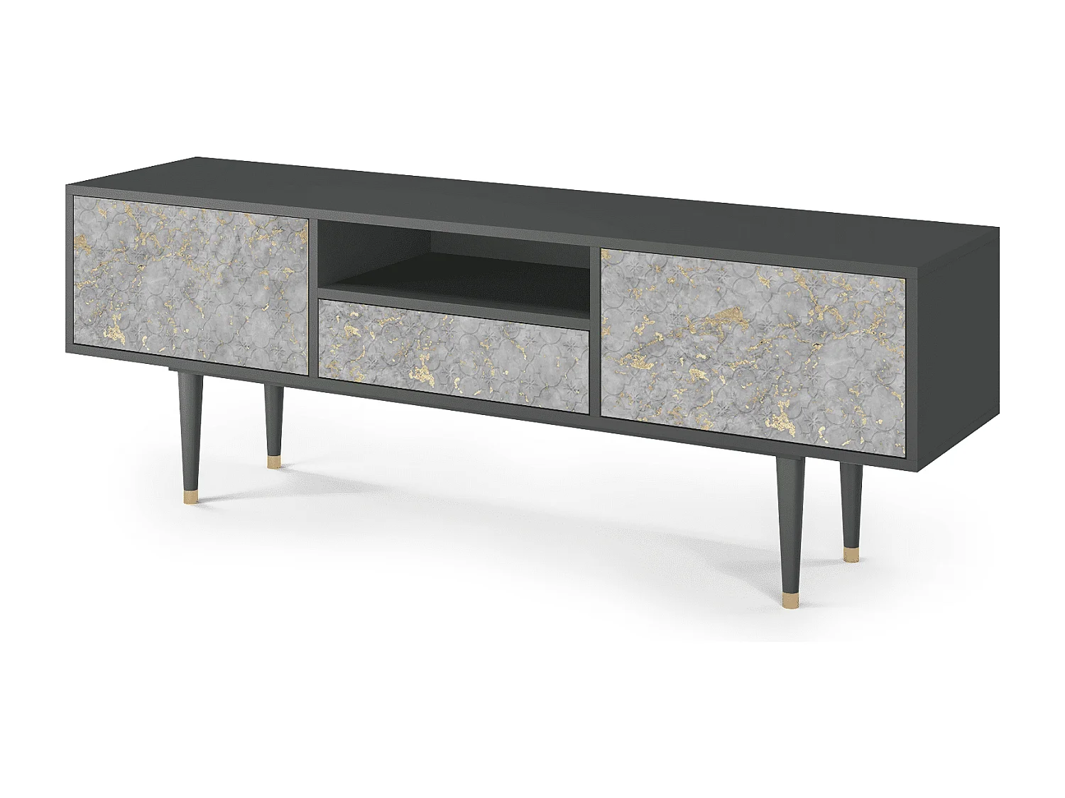 Meuble TV - 170х59х41 cm - T6 - Mariana Trench, Anthracite