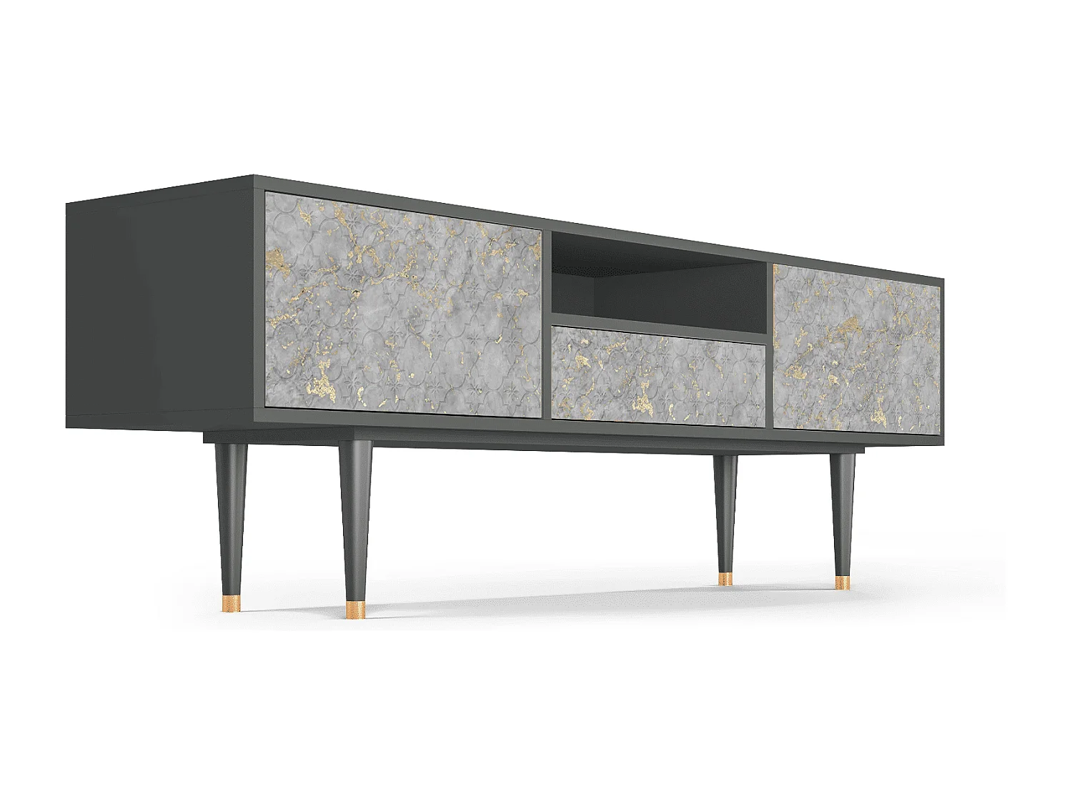 Meuble TV - 170х59х41 cm - T6 - Mariana Trench, Anthracite