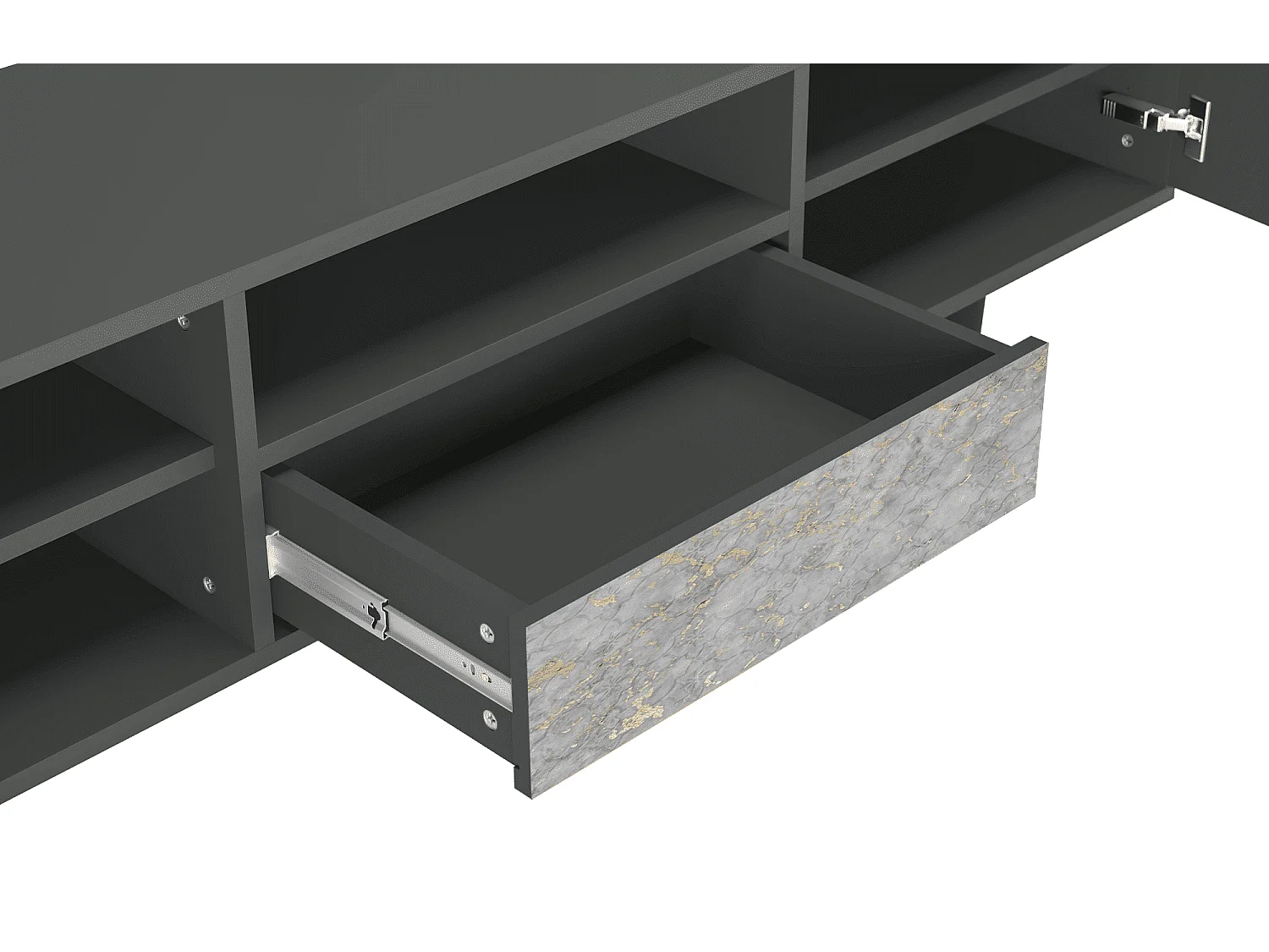 Meuble TV - 170х59х41 cm - T6 - Mariana Trench, Anthracite