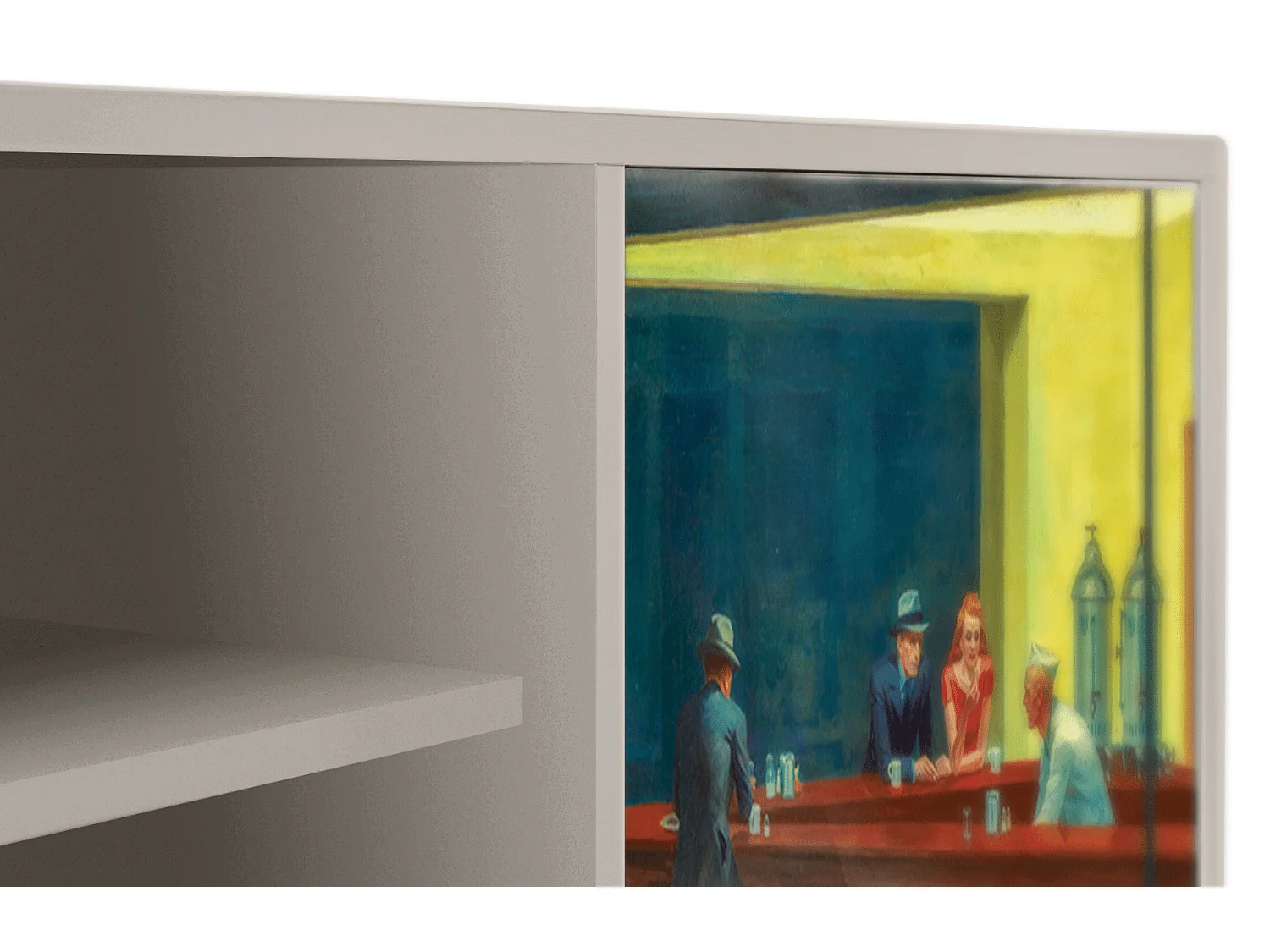 TV-Möbel - 170х69х48 cm - T2 - Nighthawks by Hopper, Sand