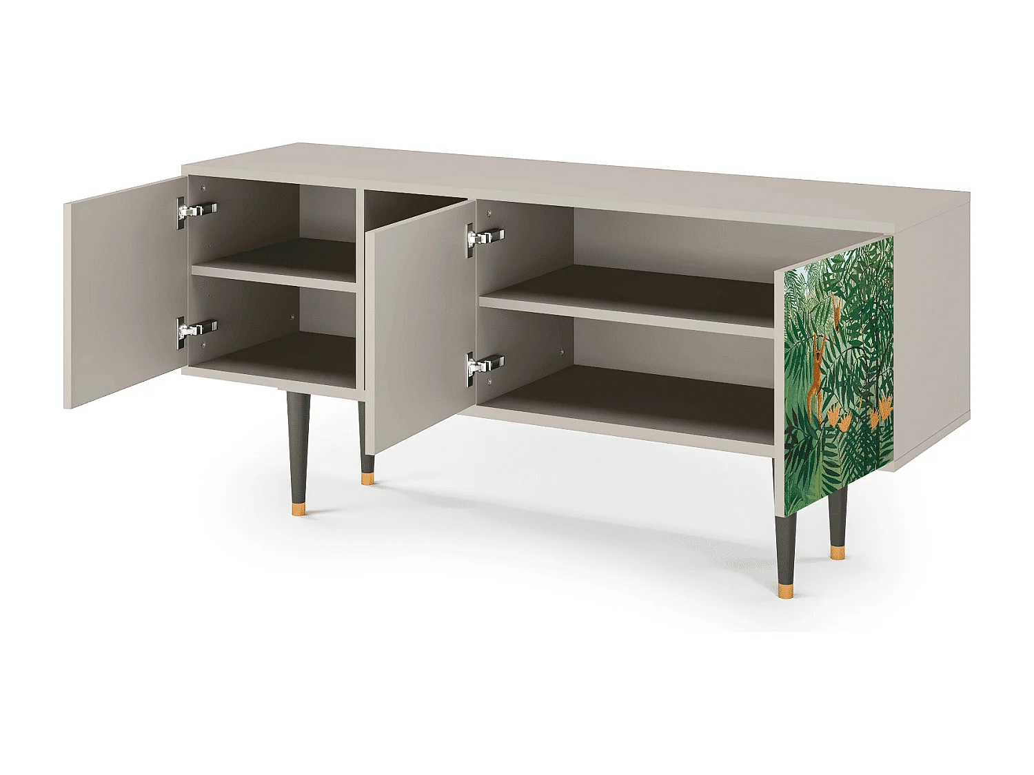 Meuble TV - 150х69х41 cm - T5 - Jungles in Paris, Sable