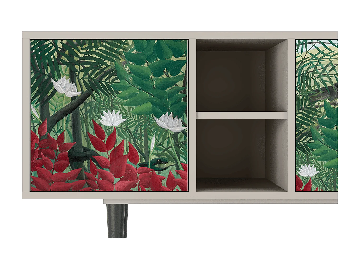Mueble de TV - 150х69х41 cm - T5 - Jungles in Paris, Arena