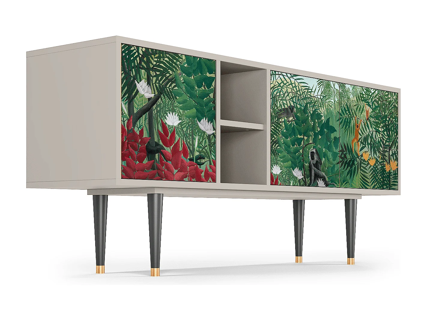 Meuble TV - 150х69х41 cm - T5 - Jungles in Paris, Sable