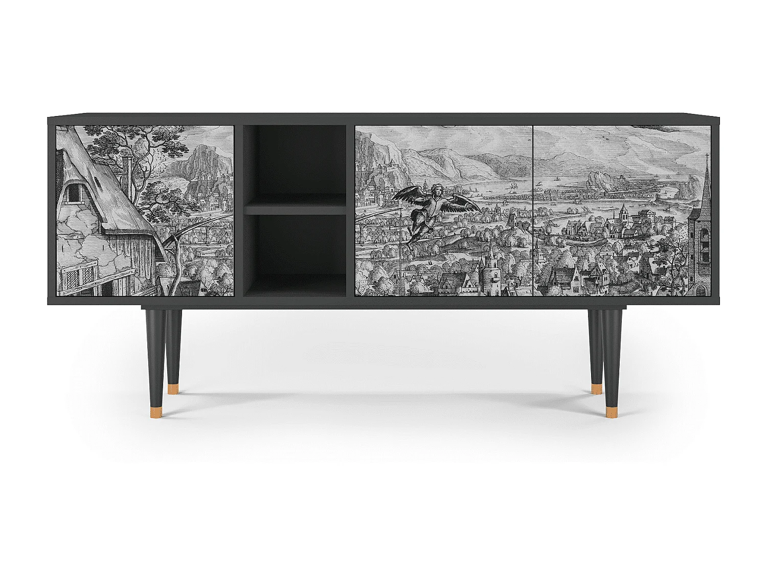 TV-Möbel - 150х69х41 cm - T5 - Departure, Anthrazit