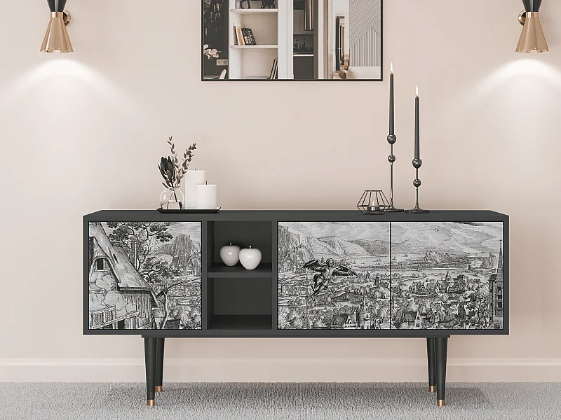 TV-Möbel - 150х69х41 cm - T5 - Departure, Anthrazit