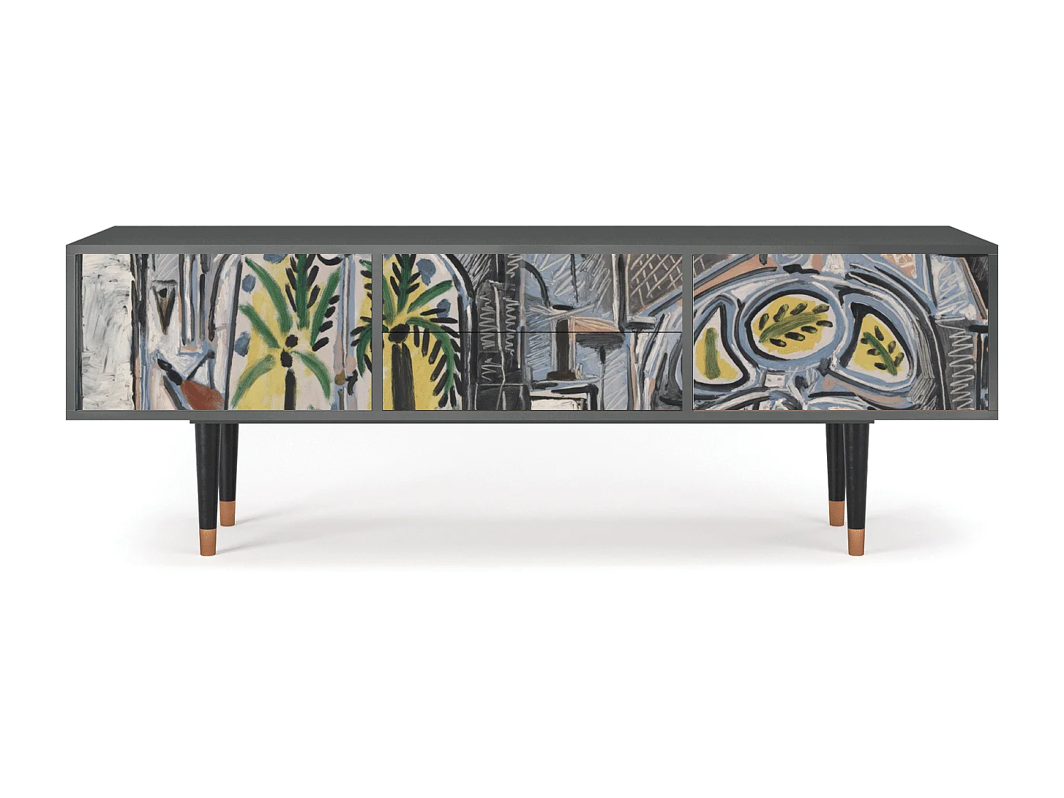 Meuble TV - 170х59х48 cm - T4 - The Studio , Anthracite