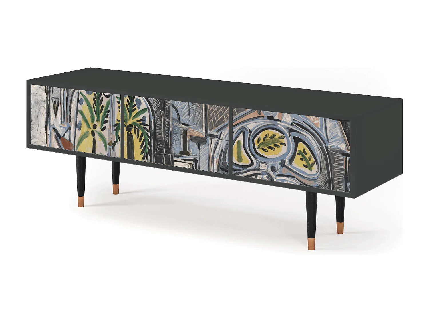 Meuble TV - 170х59х48 cm - T4 - The Studio , Anthracite