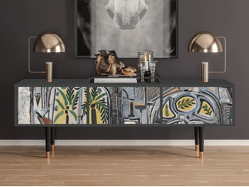 Meuble TV - 170х59х48 cm - T4 - The Studio , Anthracite