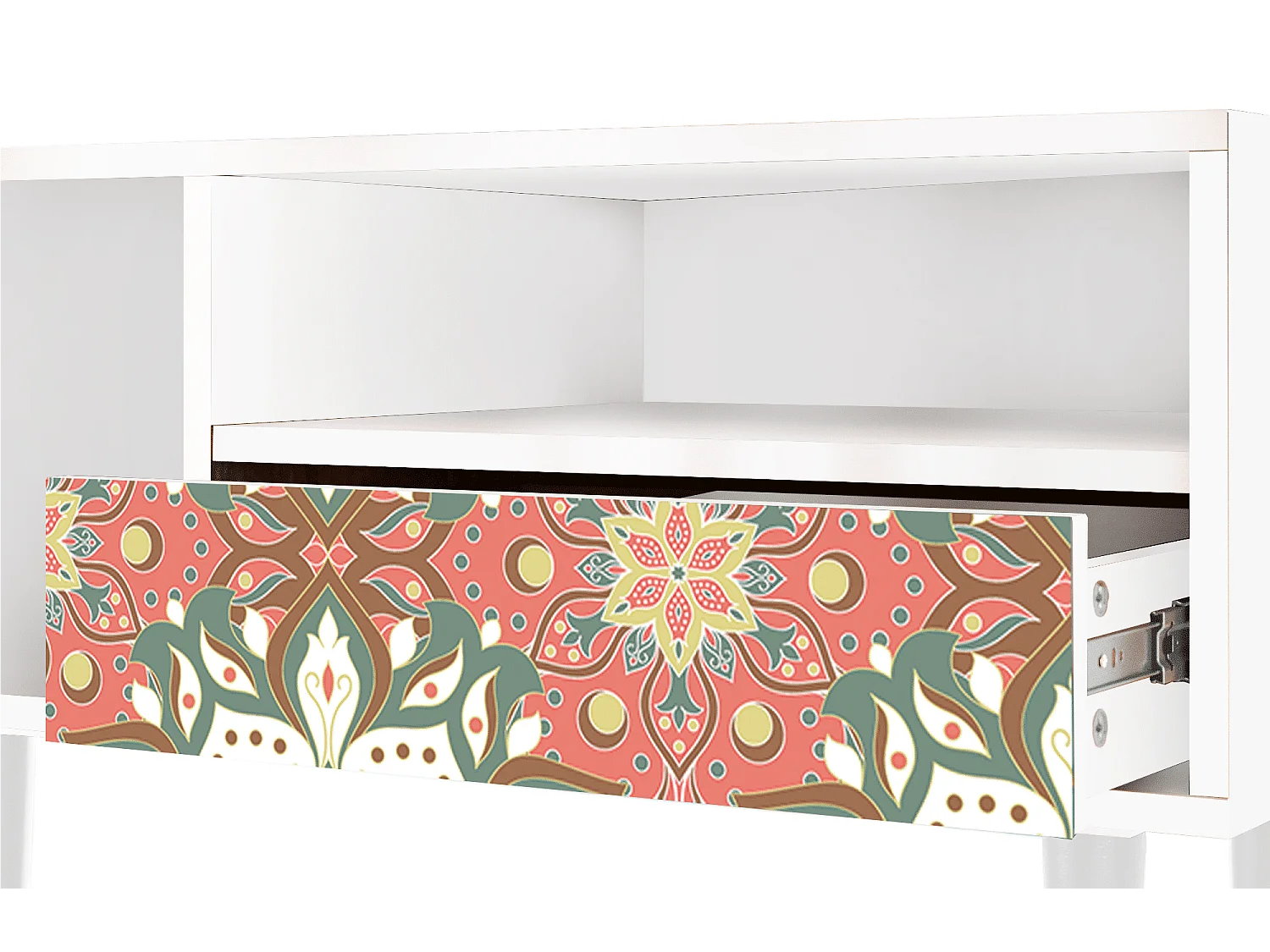 Mobile TV - 115х59х48 cm - T3 - Peach Grove, Bianco