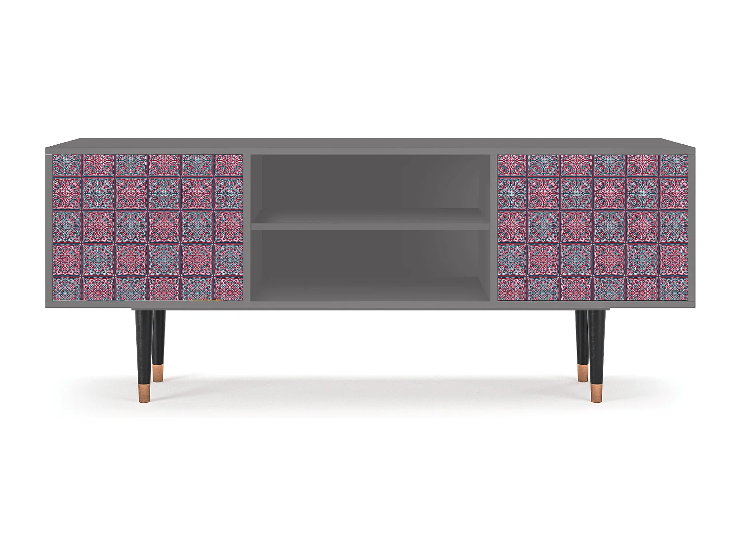 Mobile TV - 170х69х48 cm - T2 - Riviera Mosaic, Grigio