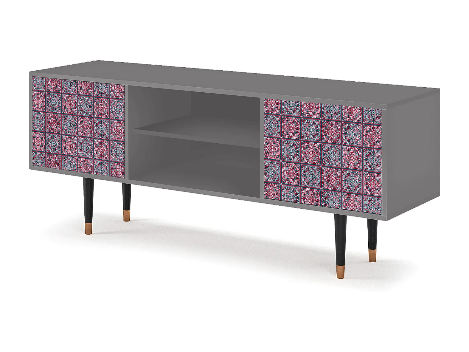 Mobile TV - 170х69х48 cm - T2 - Riviera Mosaic, Grigio