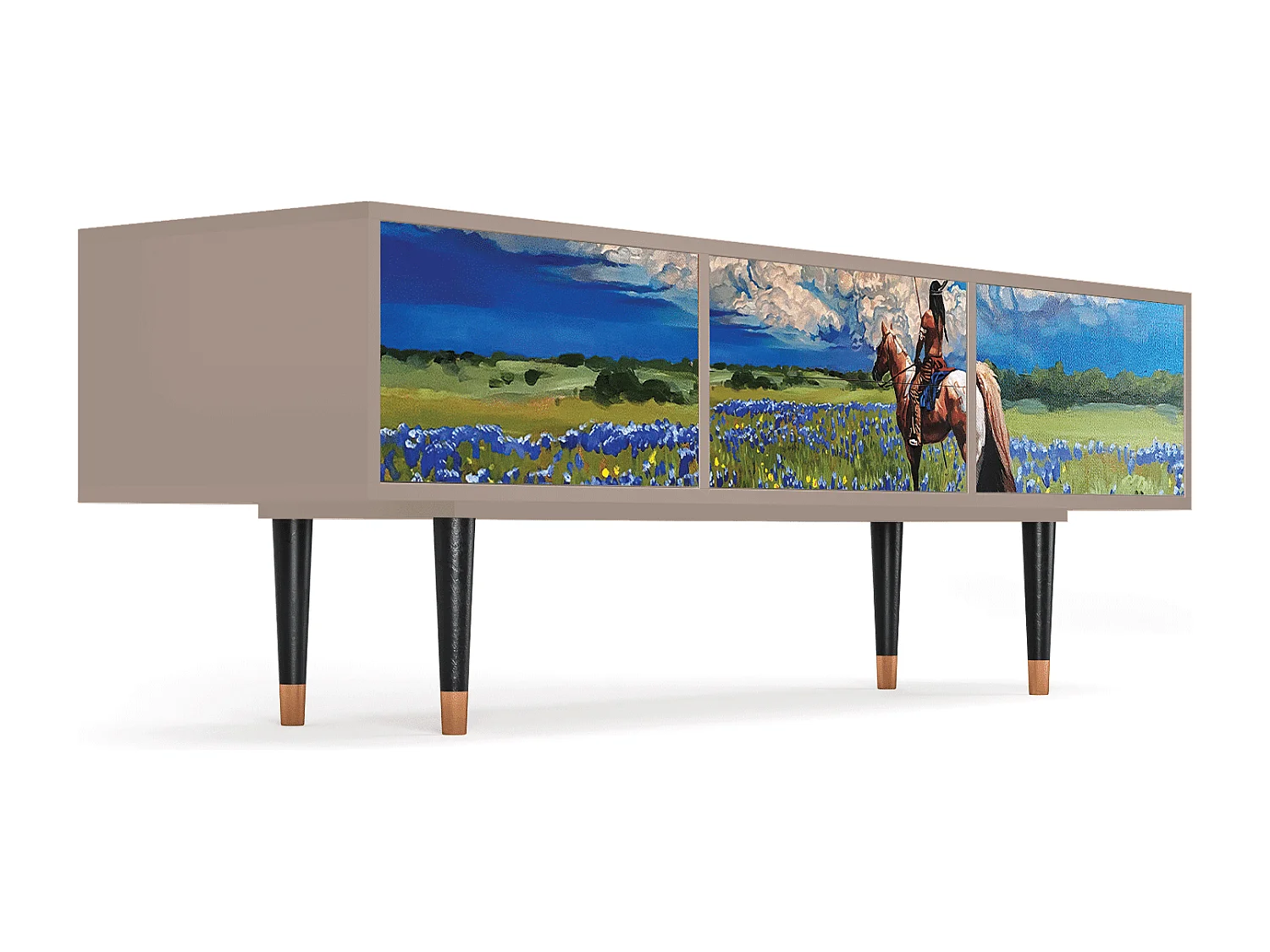 Meuble TV - 170х59х48 cm - T4 - Thunderheads by Dean, Latte