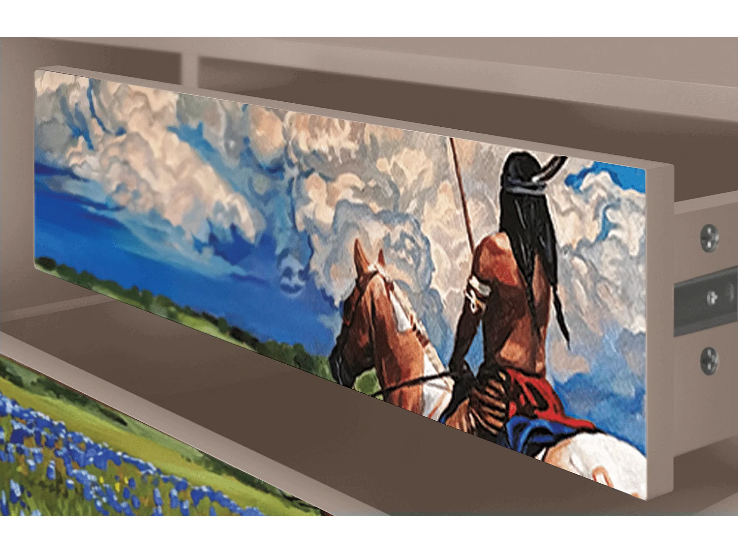 Meuble TV - 170х59х48 cm - T4 - Thunderheads by Dean, Latte