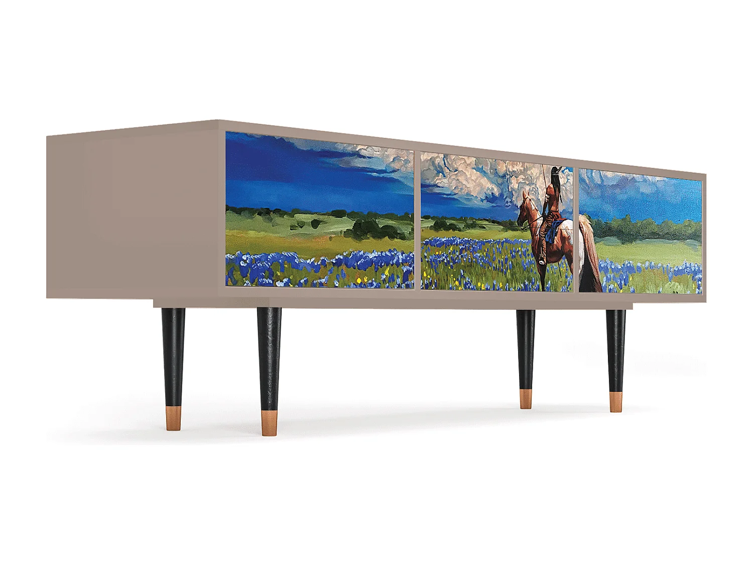 Meuble TV - 170х59х48 cm - T4 - Thunderheads by Dean, Latte