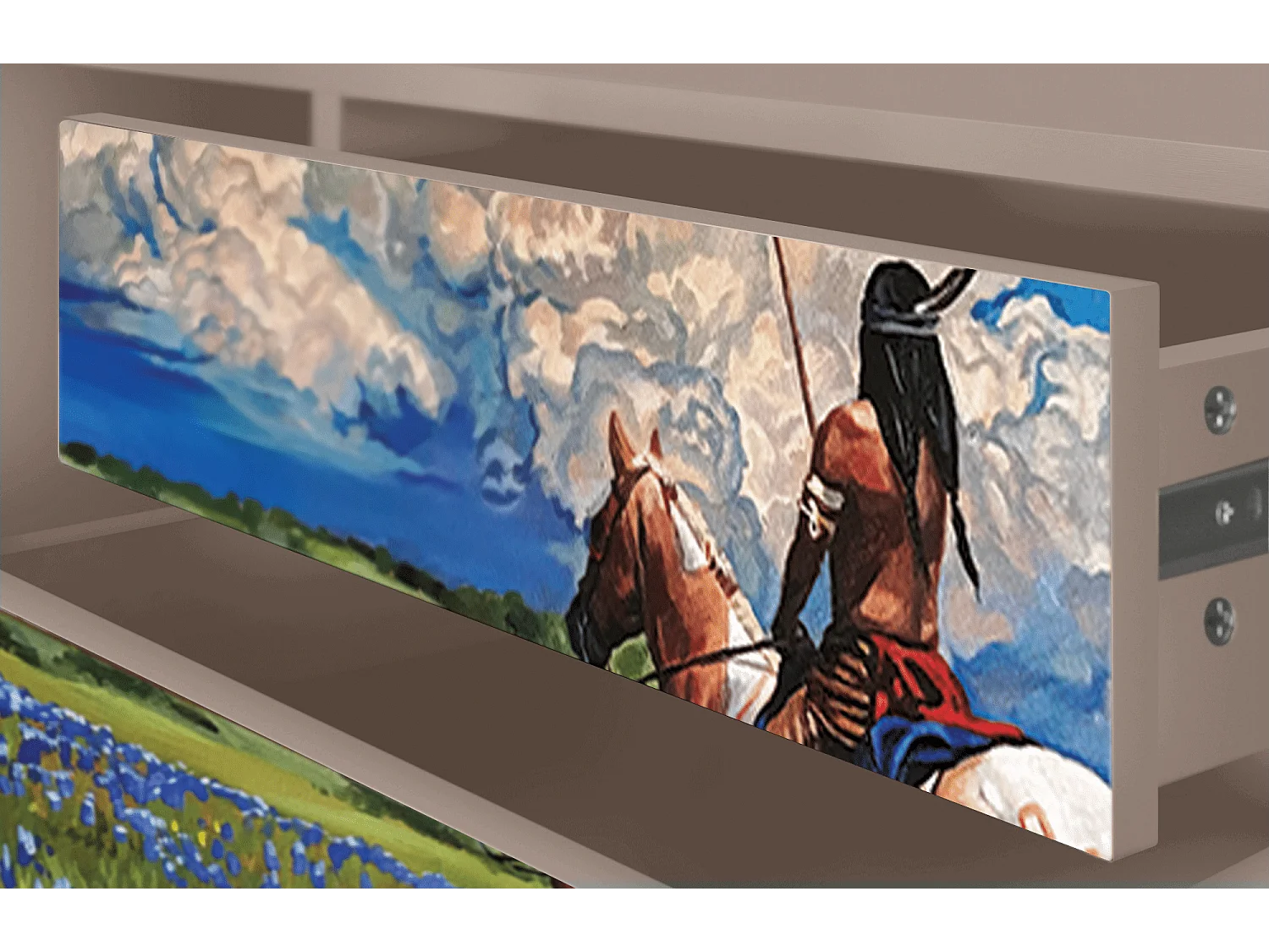 Meuble TV - 170х59х48 cm - T4 - Thunderheads by Dean, Latte