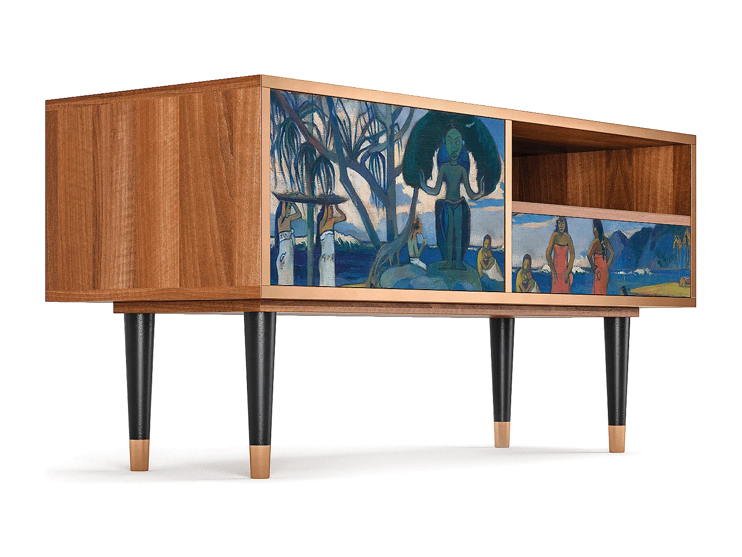 TV-meubel - 115х59х48 cm - T3 - Day of the God, Walnoot