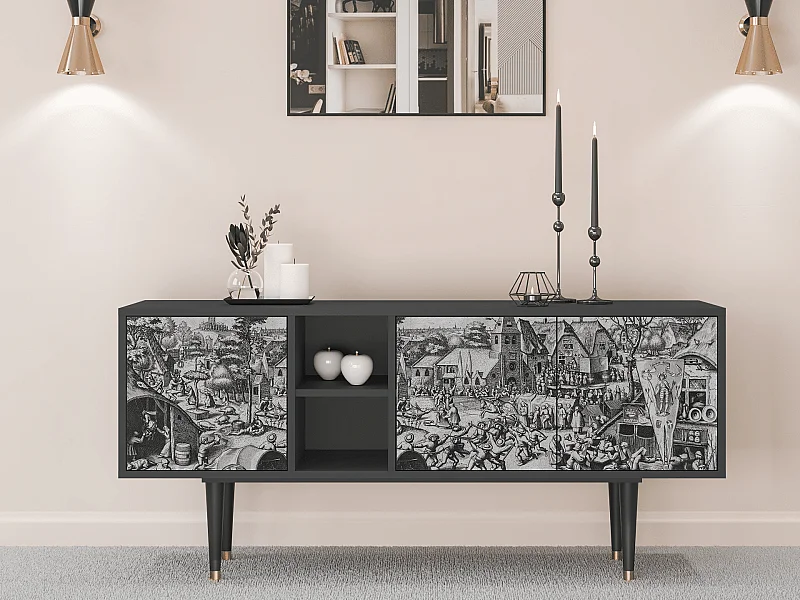 TV-Möbel - 150х69х41 cm - T5 - The Festival of Saint, Anthrazit