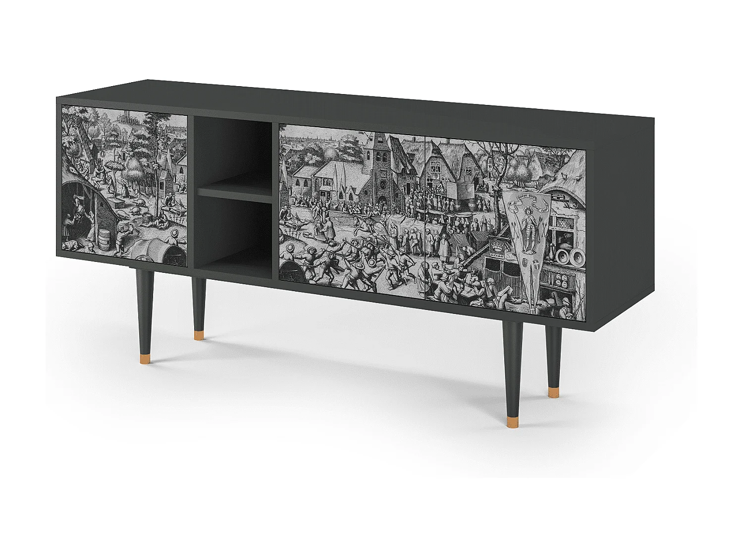 TV-Möbel - 150х69х41 cm - T5 - The Festival of Saint, Anthrazit