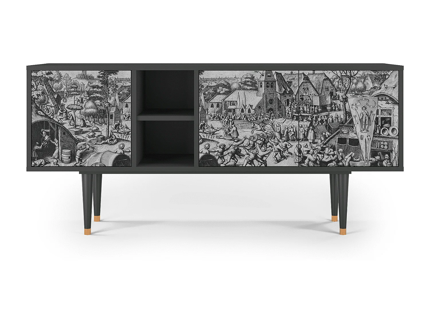 TV-Möbel - 150х69х41 cm - T5 - The Festival of Saint, Anthrazit