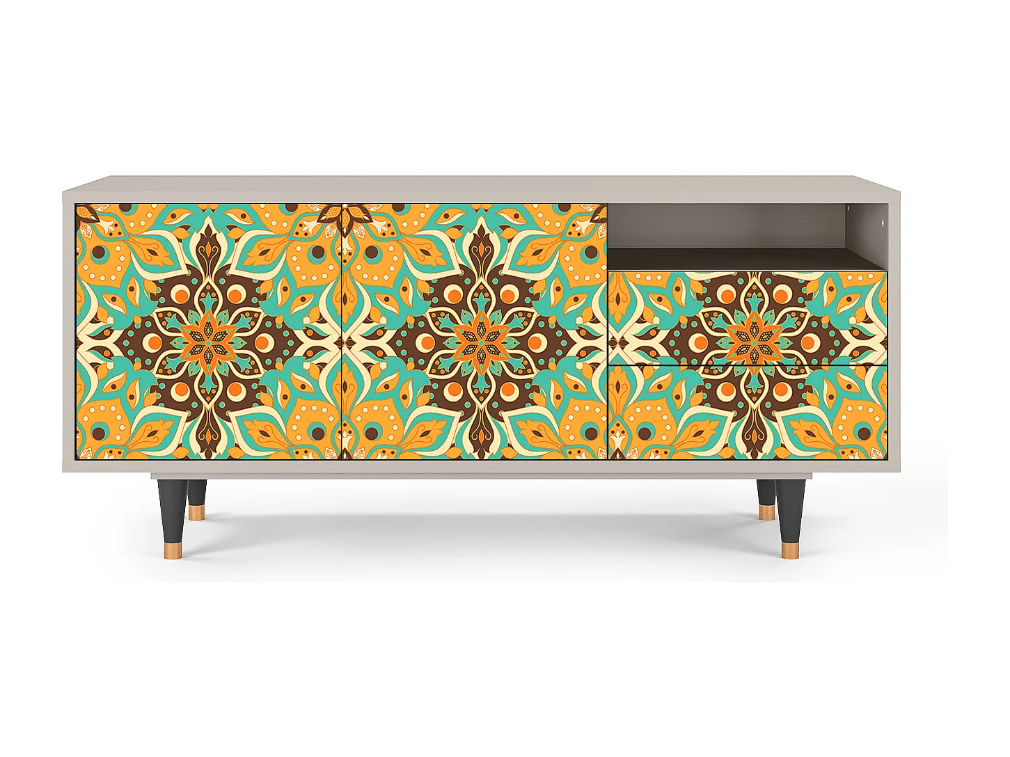 TV-meubel - 125х56х41 cm - T7 - Indian Spices, Zand