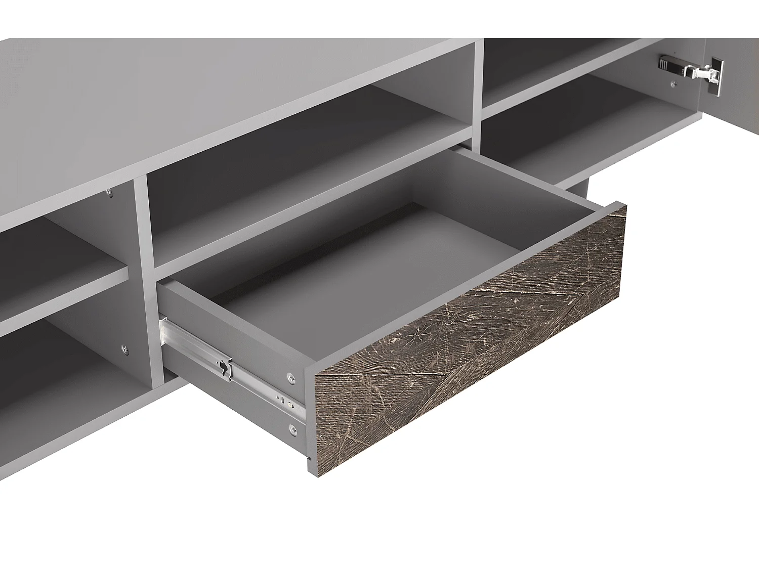 Meuble TV - 170х59х41 cm - T6 - Wise Tree, Gris