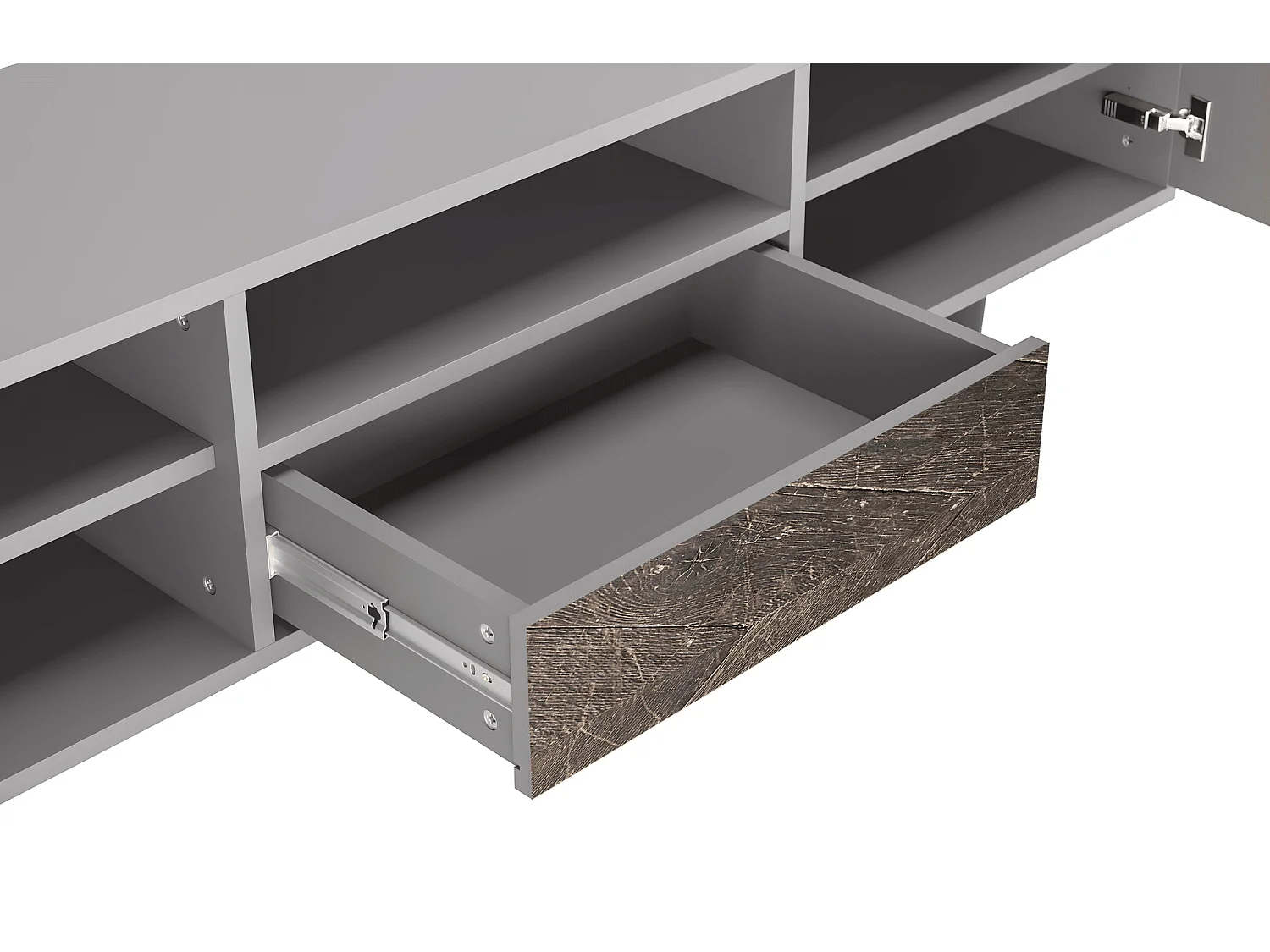 Mueble de TV - 170х59х41 cm - T6 - Wise Tree, Gris