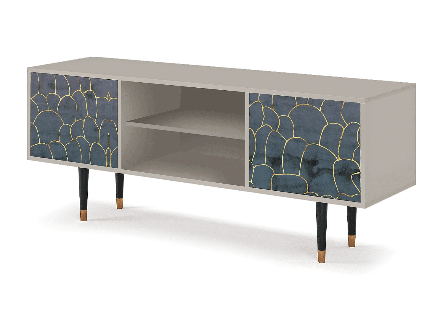 Meuble TV - 170х69х48 cm - T2 - Blue Lagoon, Sable