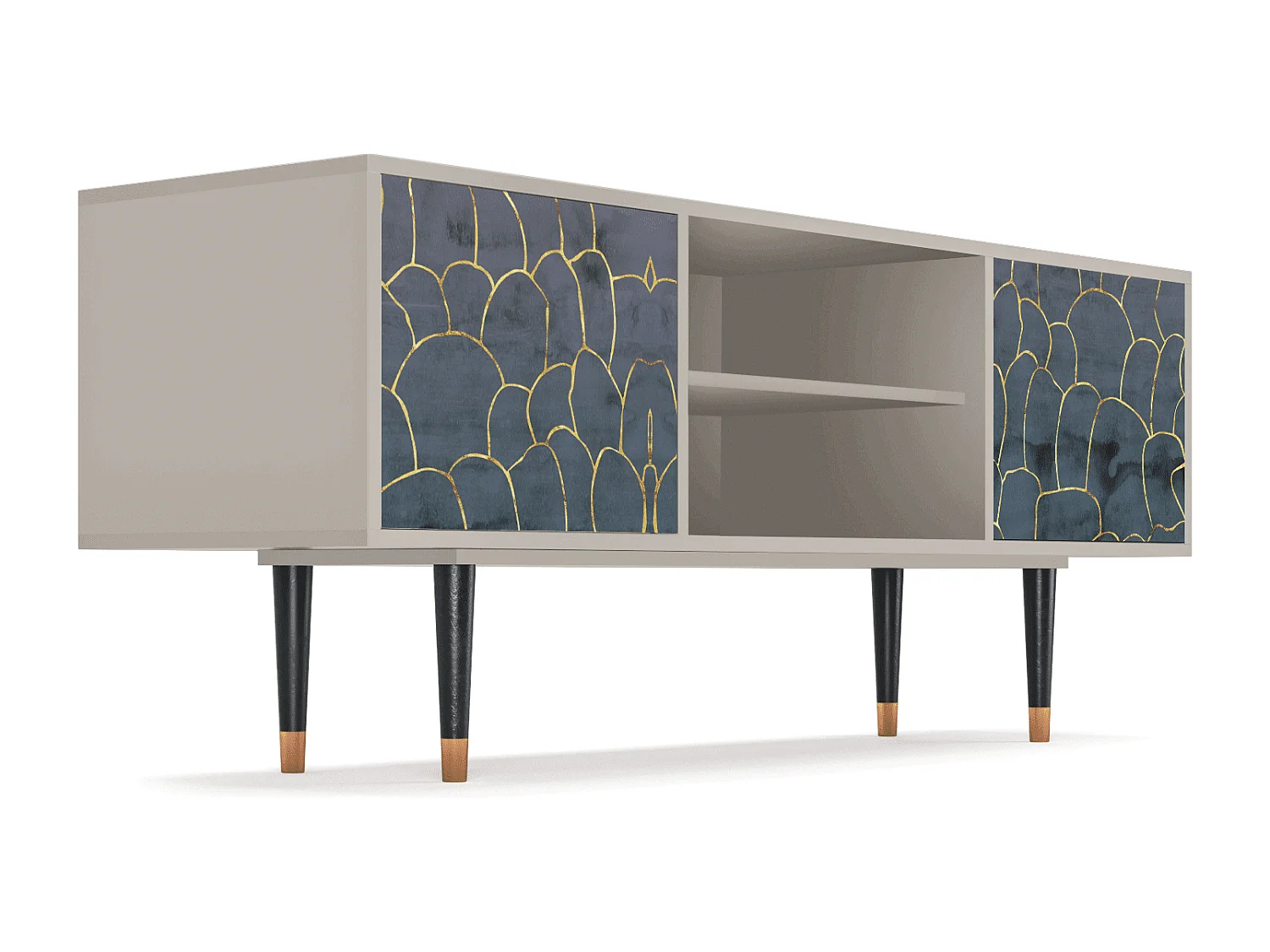 Meuble TV - 170х69х48 cm - T2 - Blue Lagoon, Sable