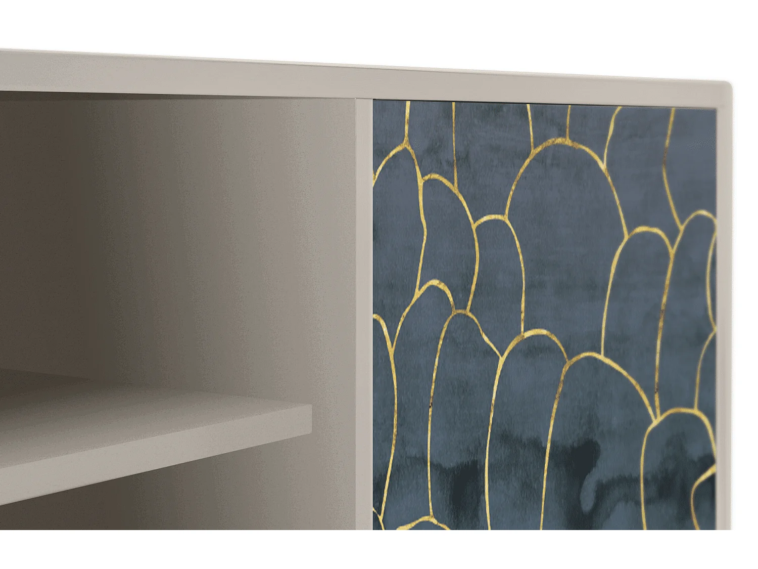 Meuble TV - 170х69х48 cm - T2 - Blue Lagoon, Sable