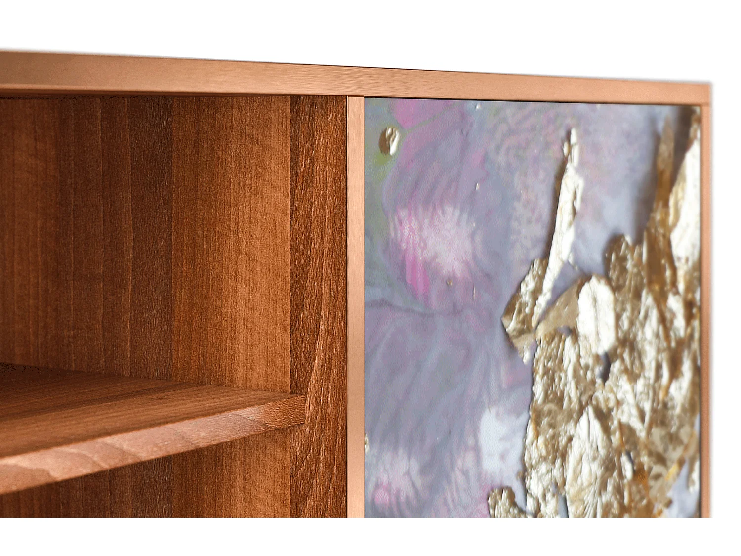 Mobile TV - 170х69х48 cm - T2 - Planet Earth, Noce