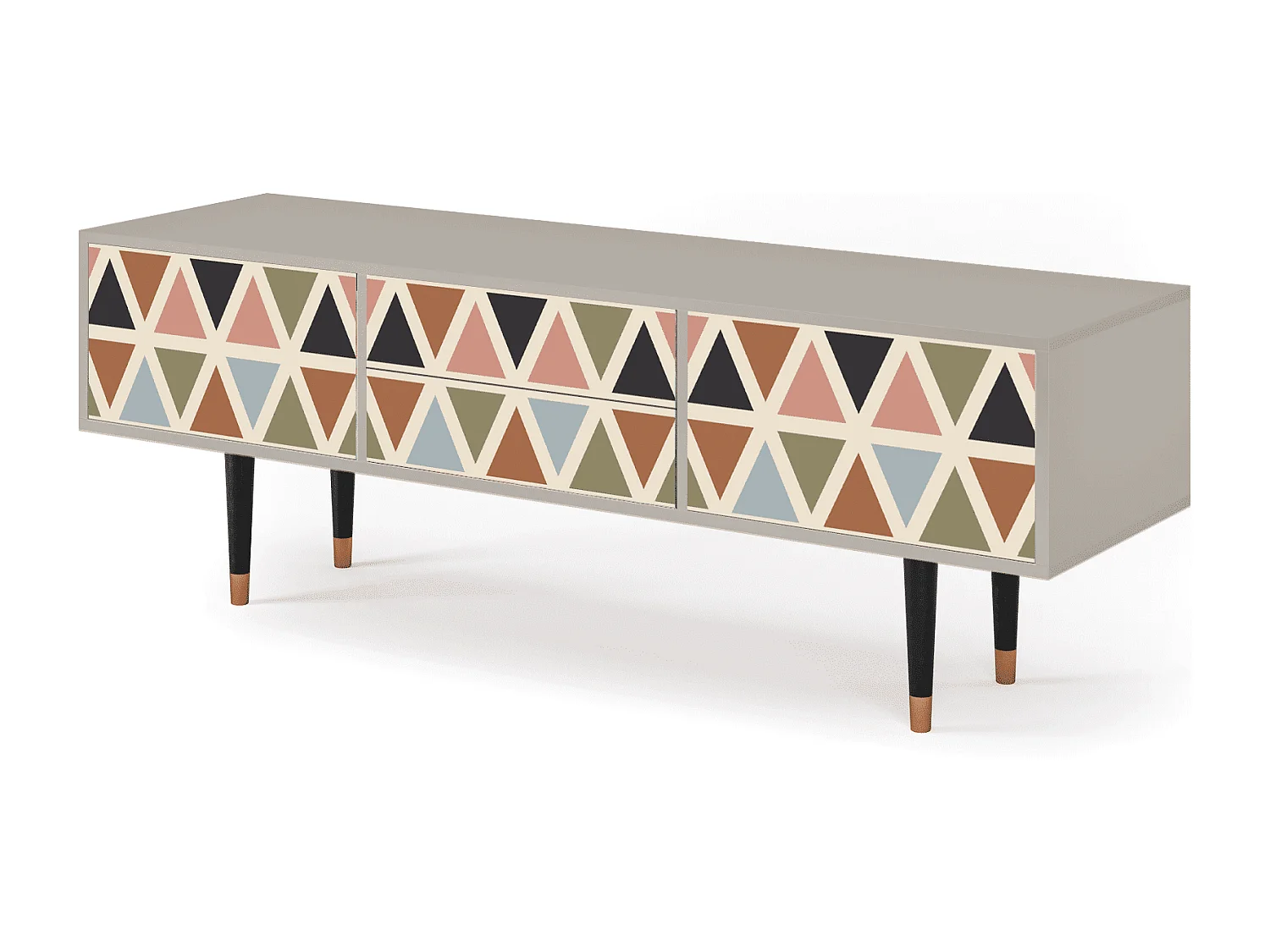 TV-Möbel - 170х59х48 cm - T4 - Royal Triangles, Sand